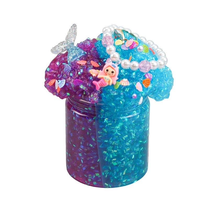 Mermaid Magic Crystal Clear Bingsu Slime & Accessories